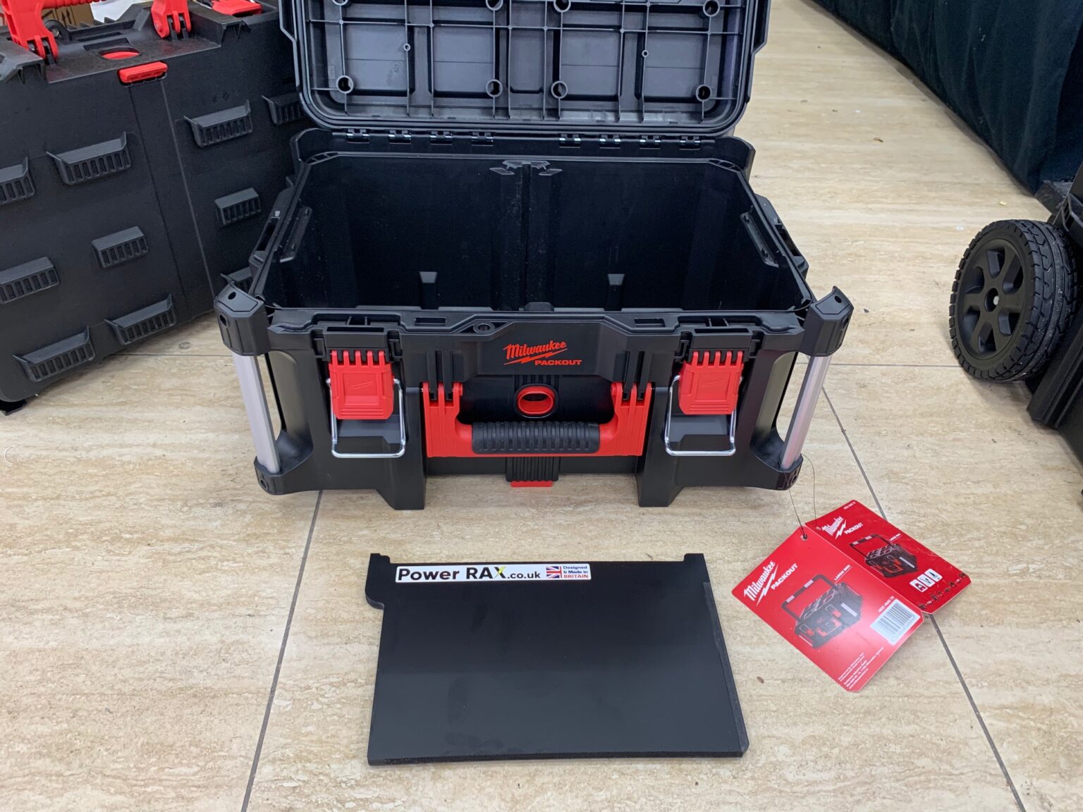Power Rax Divider for the Milwaukee 4932464079 PACKOUT Large Tool Box